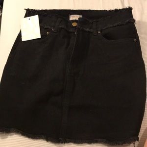 Stelly Australian black Denim Skirt size 8